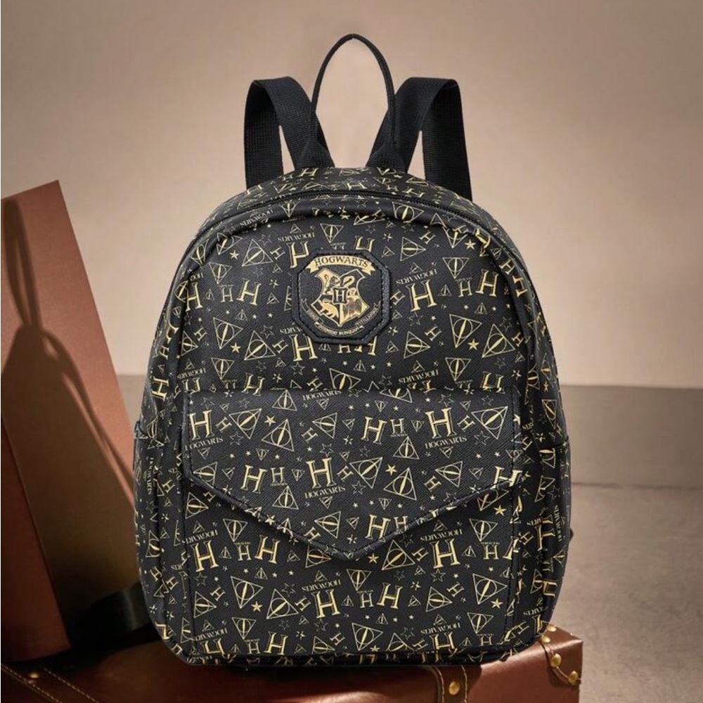 Harry Potter | Rebellious Rose Black Fashionable Backpack